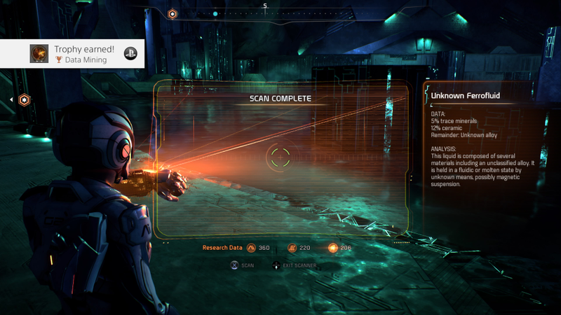 Everyone loved slowly scanning planets, so now you can slowly scan everything! (Screenshot: Mass Effect: Andromeda)